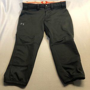 Under Armour Pants Womens S Softball Baseball Training Performance Ladies Black